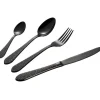 Craft bestikksett 16 deler hamret svart