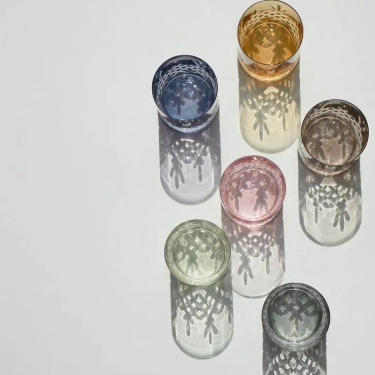 Crispy Lowball glass 38 cl 2 stk sapphire