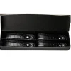 Croco serviettring 4 stk svart