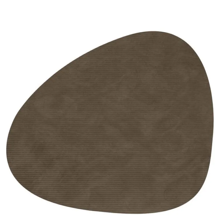 Curve Corduroy spisebrikke 37x44 cm caviar
