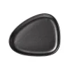 Curve Stoneware frokosttallerken 22x19 cm svart