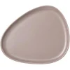 Curve Stoneware middagstallerken 30x26 cm varm grå