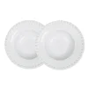 Daisy dyp tallerken 21 cm 2 stk hvit