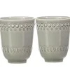 Daisy krus 35 cl 2 stk soft grey