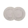 Daisy tallerken 22 cm 2 stk soft grey