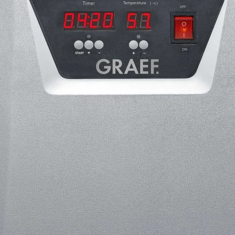 Dehydrator DA506 6 plater stål/svart