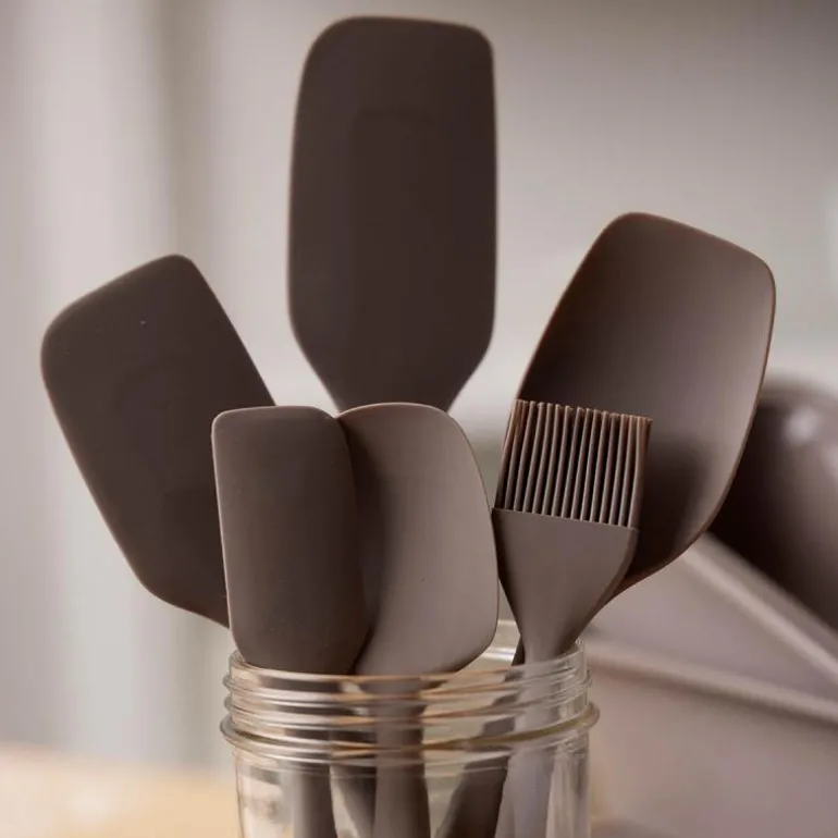 Deigskraper 31 cm silikon latte