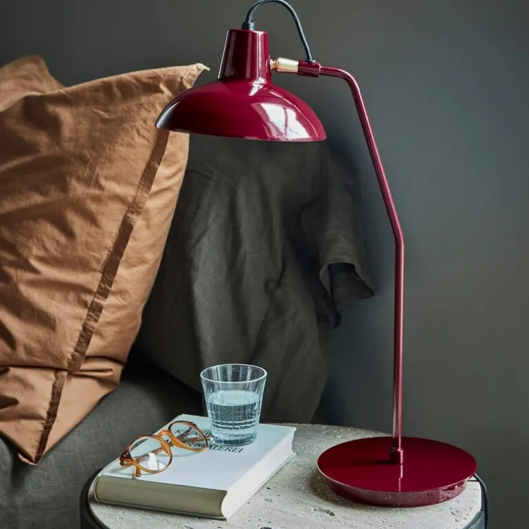Desk bordlampe 34x50 cm rød
