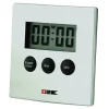 Digital timer aluminium grå