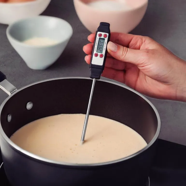 Digitalt termometer svart