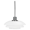 DL31 pendel 15 cm opal/krom