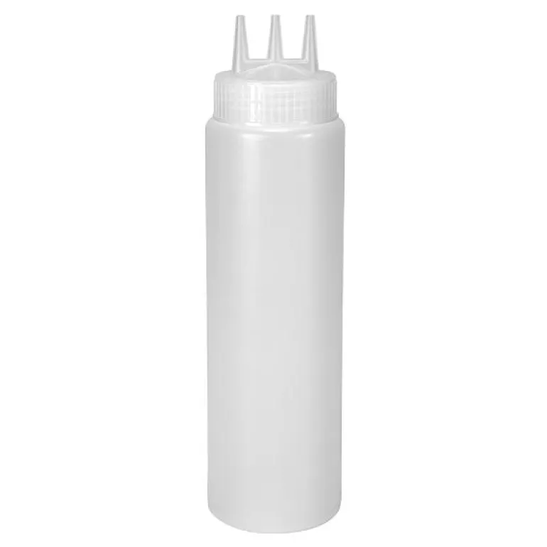 Dressingflaske med tre tuter 68 cl