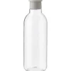 DRINK-IT vannflaske 0,75L lys grå/klar