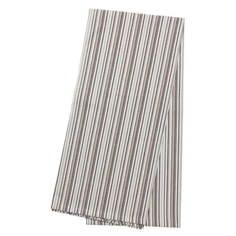 Duk 140x320 cm small stripes hvit
