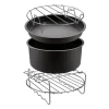 Easy Fry airfryer accessories XXL svart