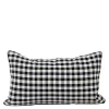 Eco Hugo putetrekk 30x50 cm svart/hvit