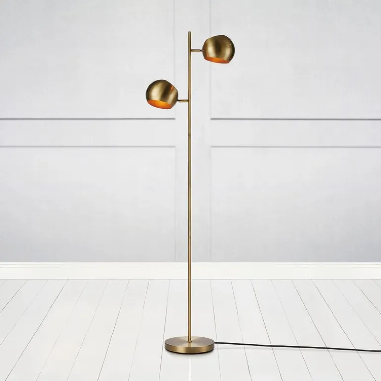 Edgar gulvlampe 145 cm antik