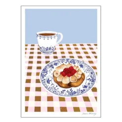 Emma Forsberg poster 30x40 cm raspberry meringue