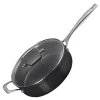ENSC traktørpanne med glasslokk 4L 26 cm black