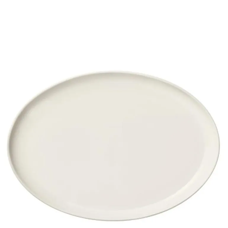 Essence oval tallerken 25 cm hvit