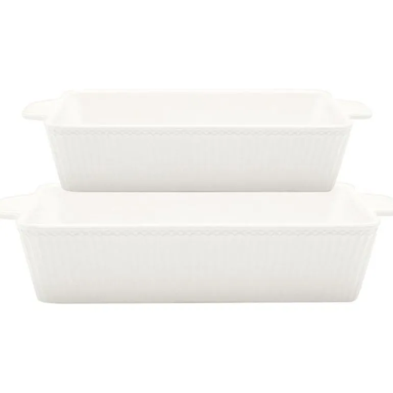 Everyday Alice ildfast form 2 stk hvit