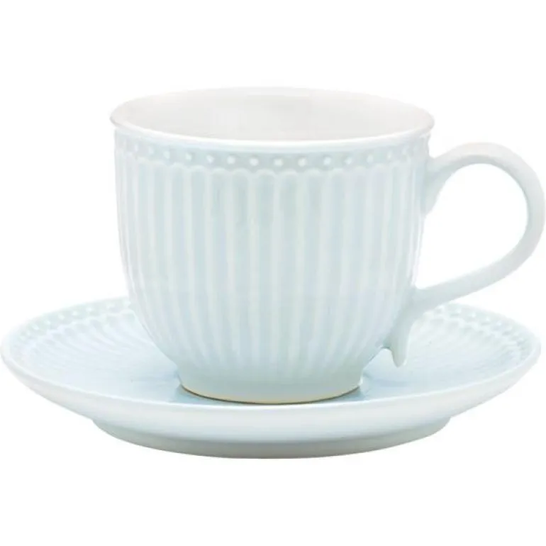 Everyday Alice kopp med fat 20 cl pale blue