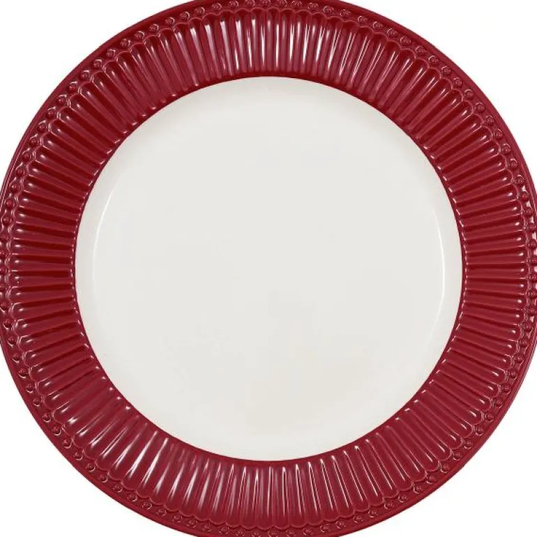 Everyday Alice tallerken 26,5 cm dark red