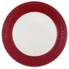 Everyday Alice tallerken 23 cm dark red