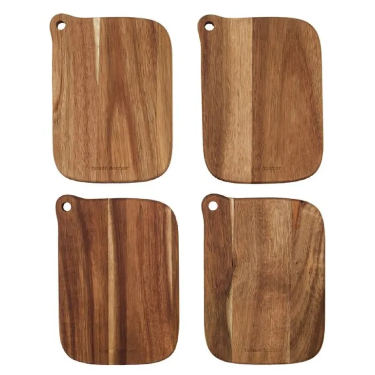 Eya skjærebrett 18x13 cm 4 stk natur