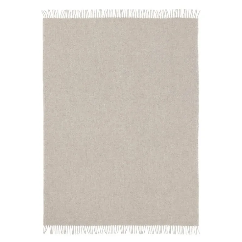 Falketind ullpledd 120x180 cm naturlig beige
