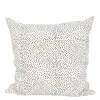 Fleck putetrekk 50x50 cm svart/offwhite