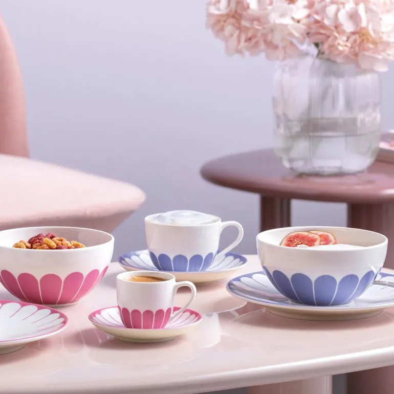 Fleur bleu frokostbolle 14 cm 43 cl blå