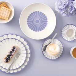 Fleur bleu kaffekopp 16 cl blå