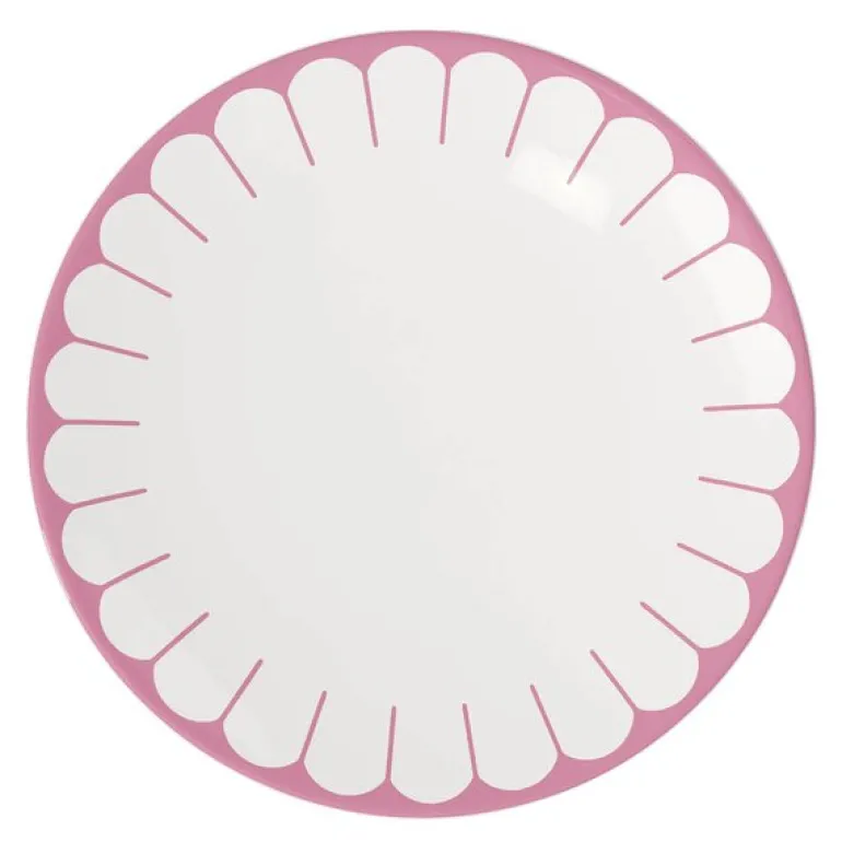 Fleur Cassis middagstallerken 26,5 cm rosa