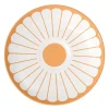 Fleur soleil fat til kaffekopp 14,8 cm hvit/gul