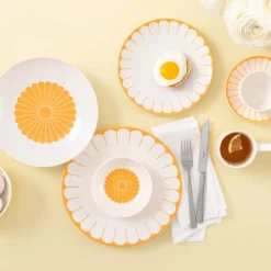Fleur soleil frokostbolle 14 cm 43 cl gul