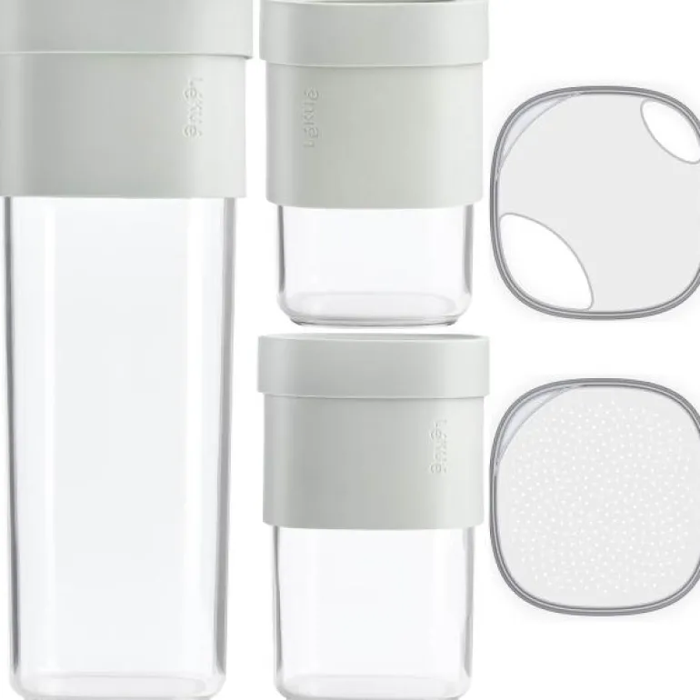 Flip Storage oppbevaringssett 3 deler grønn/blank