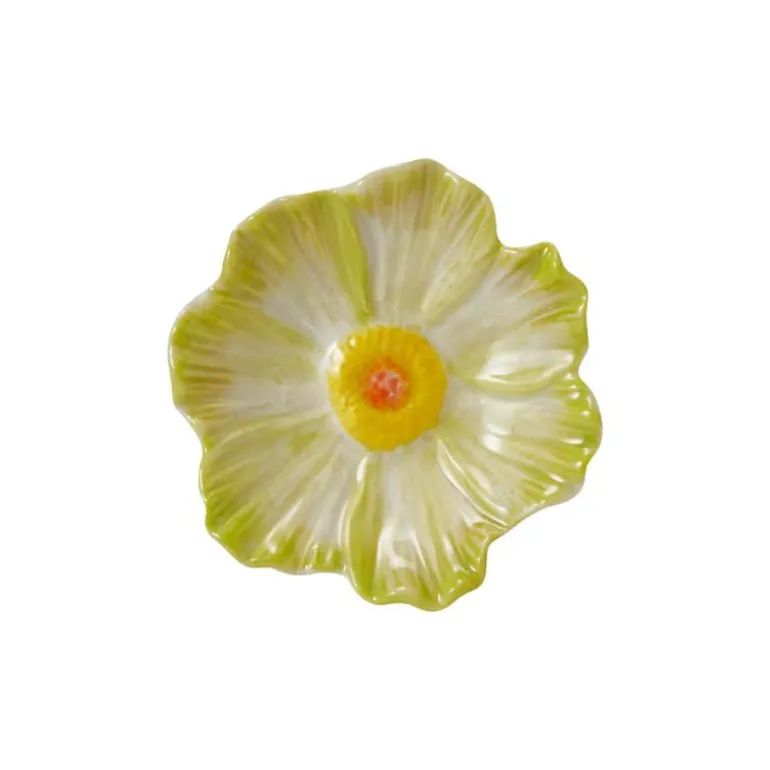Flora serviettring 6 cm beige/gul