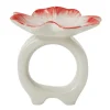 Flora serviettring 6 cm beige/rosa