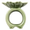 Flora serviettring 6 cm grønn