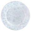 Flora tallerken 34,5 cm antikkhvit