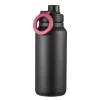 Flory flaske dobbeltvegget 0,9L med mobilholder og magnet svart/lilla