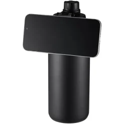 Flory flaske dobbeltvegget 0,9L med mobilholder og magnet svart/lilla