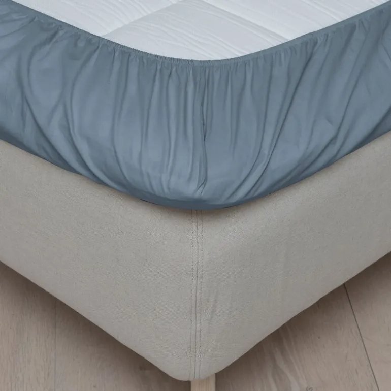 Formsydd laken 180x200m jeansblå
