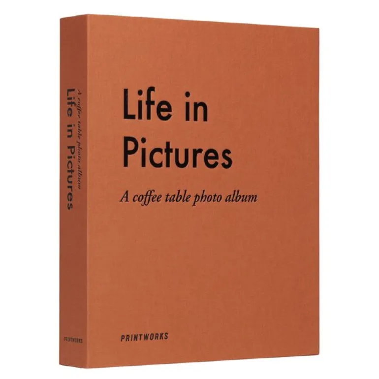 Fotoalbum life in pictures oransje