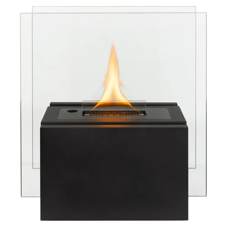 Freestanding frittstående peis 180 1,05L svart