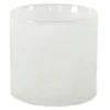 Frost lyslykt 9x9 cm white