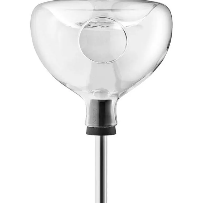 Fuglebrett i glass med bad 96x21,5 cm