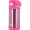 Funtainer drikkeflaske med rør 35,5 cl pink