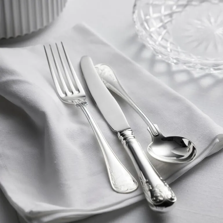 Gammal Fransk dessertskje 18,3 cm 830